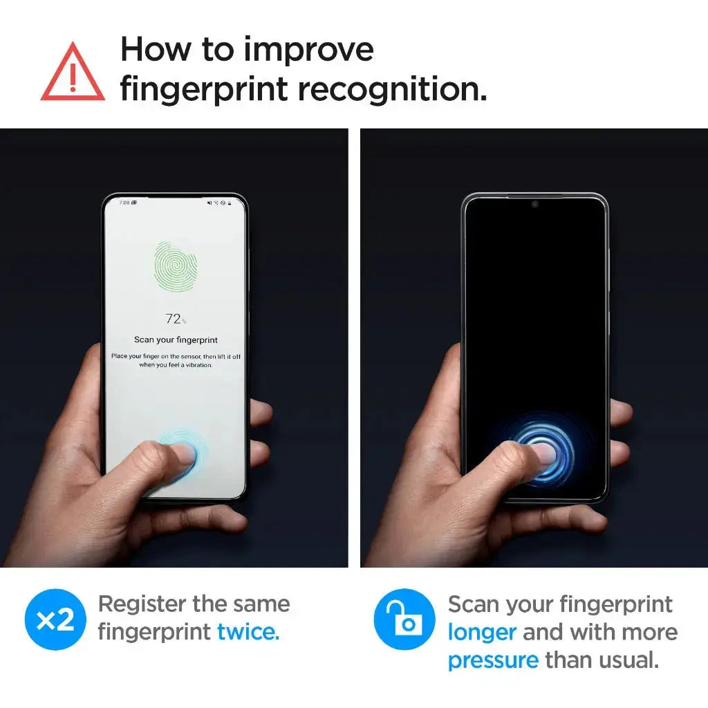 [2 Pack] Galaxy S25 / S24 Screen Protector Glas.tR EZ Fit - Spigen Singapore