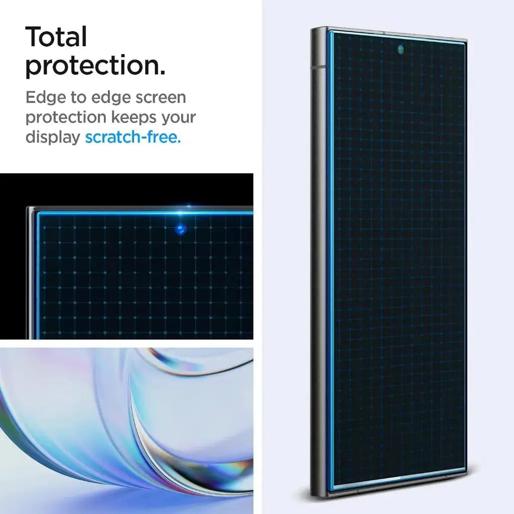 [2 Pack] Galaxy S24 Ultra Screen Protector Glas.tR EZ Fit - Spigen Singapore