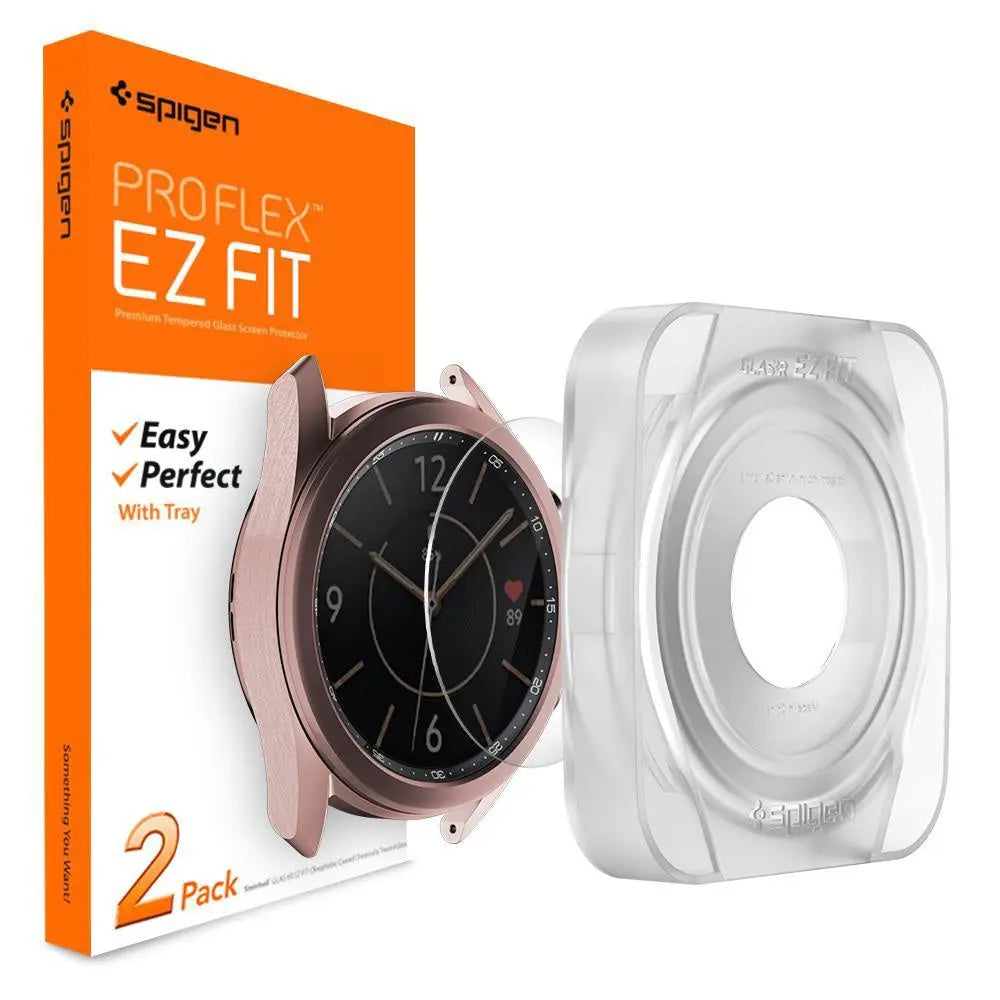 [2 Pack] Galaxy Watch 3 41mm Screen Protector Pro Flex EZ Fit