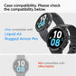 [2 Pack] Galaxy Watch 6 40mm Screen Protector EZ FIT GLAS.tR