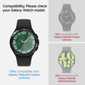[2 Pack] Galaxy Watch 6 Classic 47mm Screen Protector EZ FIT GLAS.tR