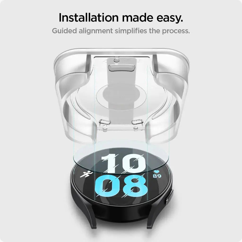 [2 Pack] Galaxy Watch 6 Screen Protector (40mm) EZ FIT GLAS.tR - Spigen Singapore