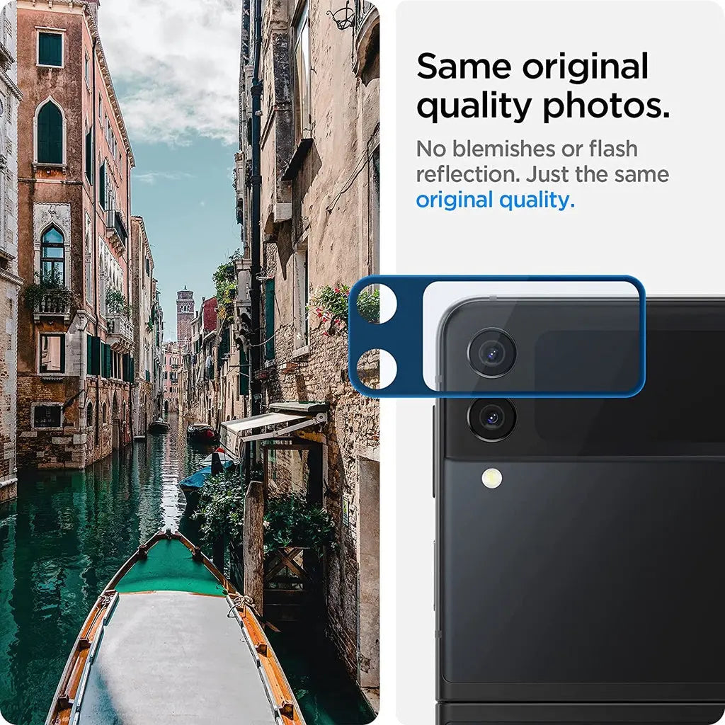 [2 Pack] Galaxy Z Flip 3 Lens Protector Optik and Hinge Film
