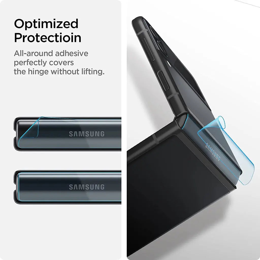 [2 Pack] Galaxy Z Flip 3 Lens Protector Optik and Hinge Film