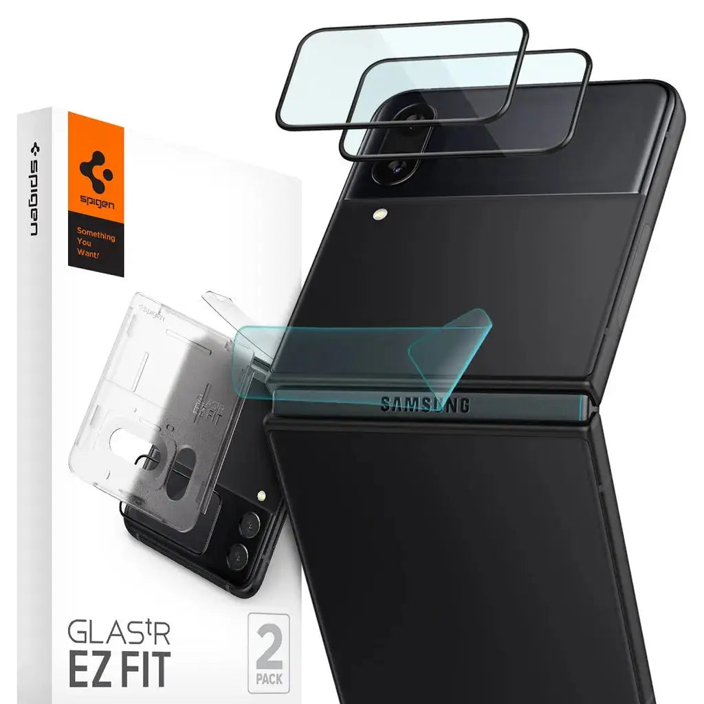 [2 Pack] Galaxy Z Flip 4 Screen Protector and Hinge Film - Spigen Singapore