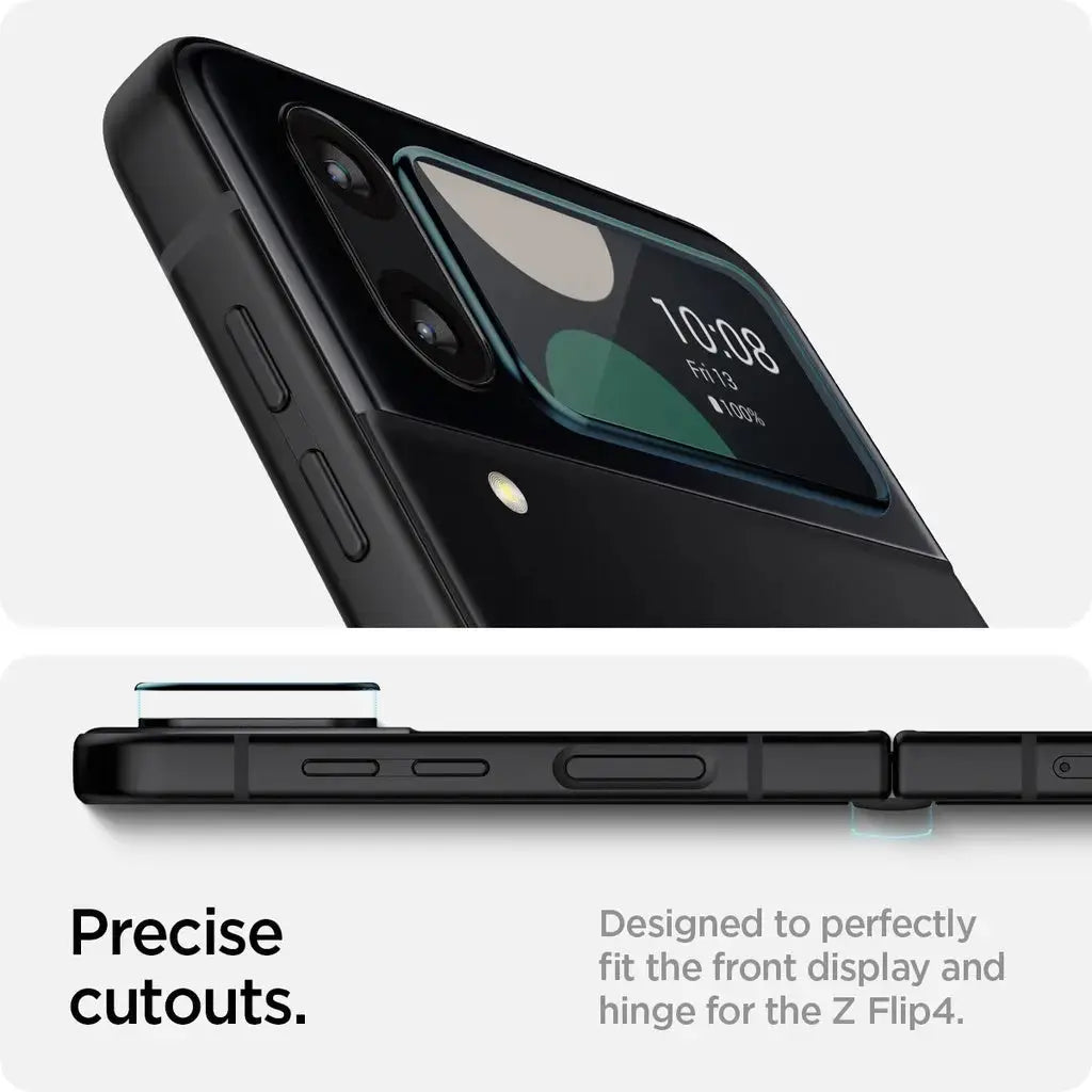 [2 Pack] Galaxy Z Flip 4 Screen Protector and Hinge Film - Spigen Singapore
