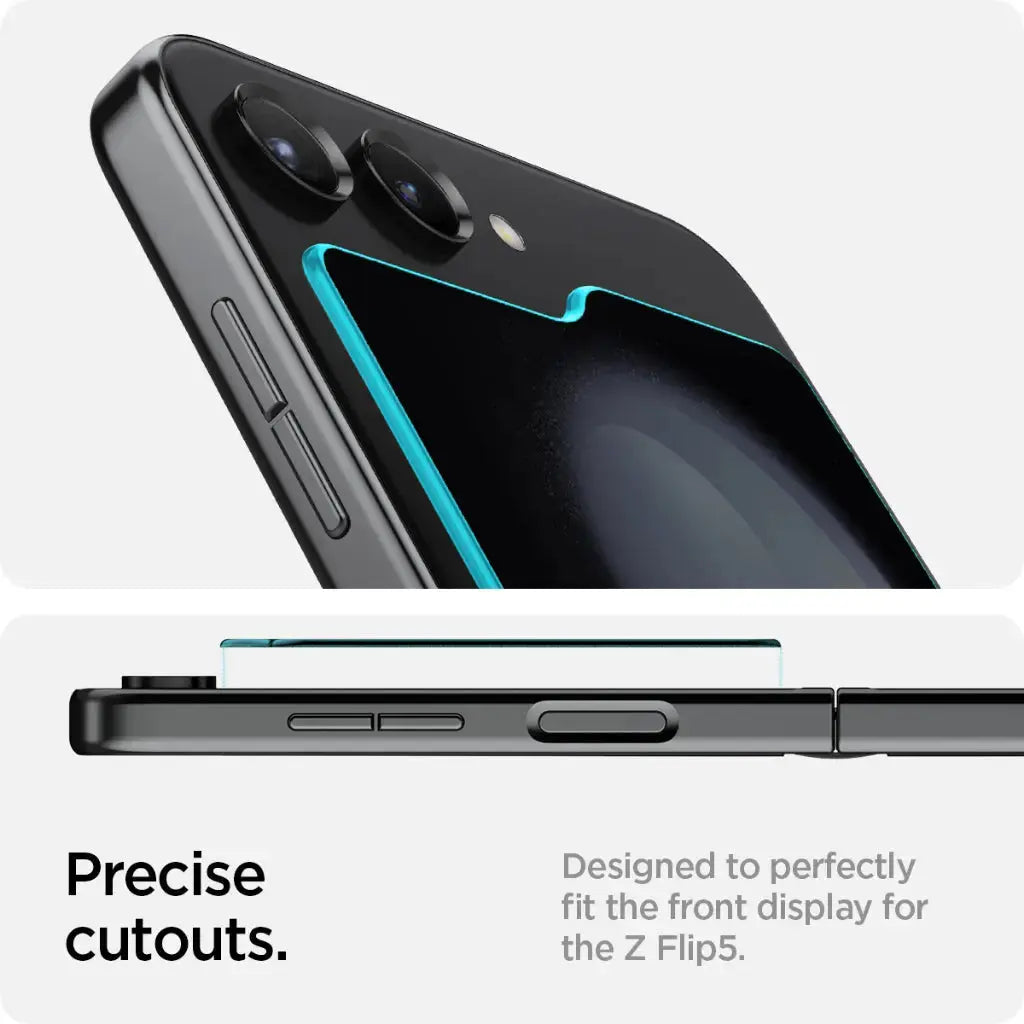[2 Pack] Galaxy Z Flip 5 Screen Protector GLAS.tR EZ Fit - Spigen Singapore