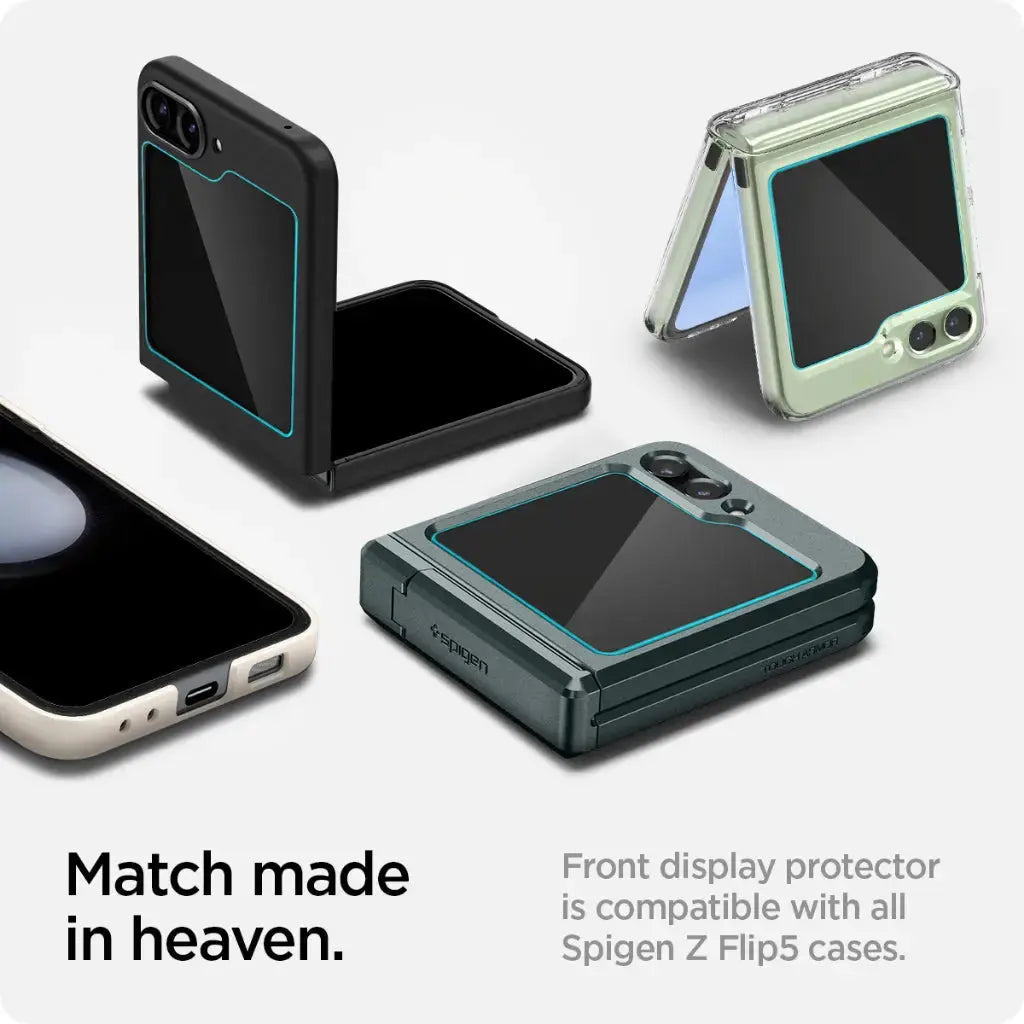 [2 Pack] Galaxy Z Flip 5 Screen Protector GLAS.tR EZ Fit - Spigen Singapore