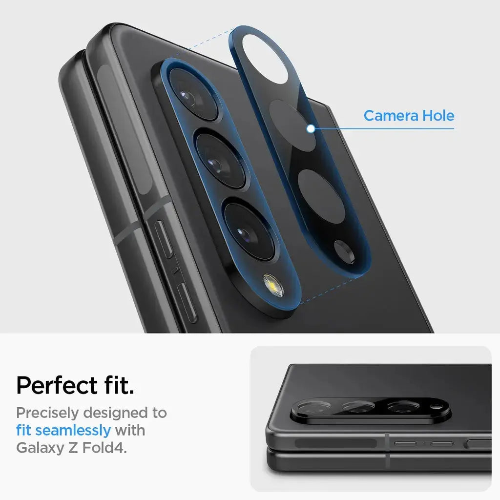 [2 Pack] Galaxy Z Fold 4 Camera Lens Protector GLAS.tR Optik - Spigen Singapore