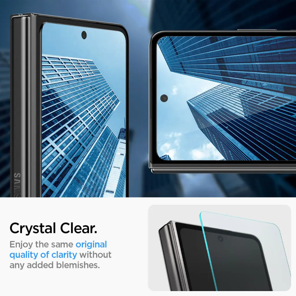 [2 Pack] Galaxy Z Fold 5 Screen Protector Glas.tR EZ Fit