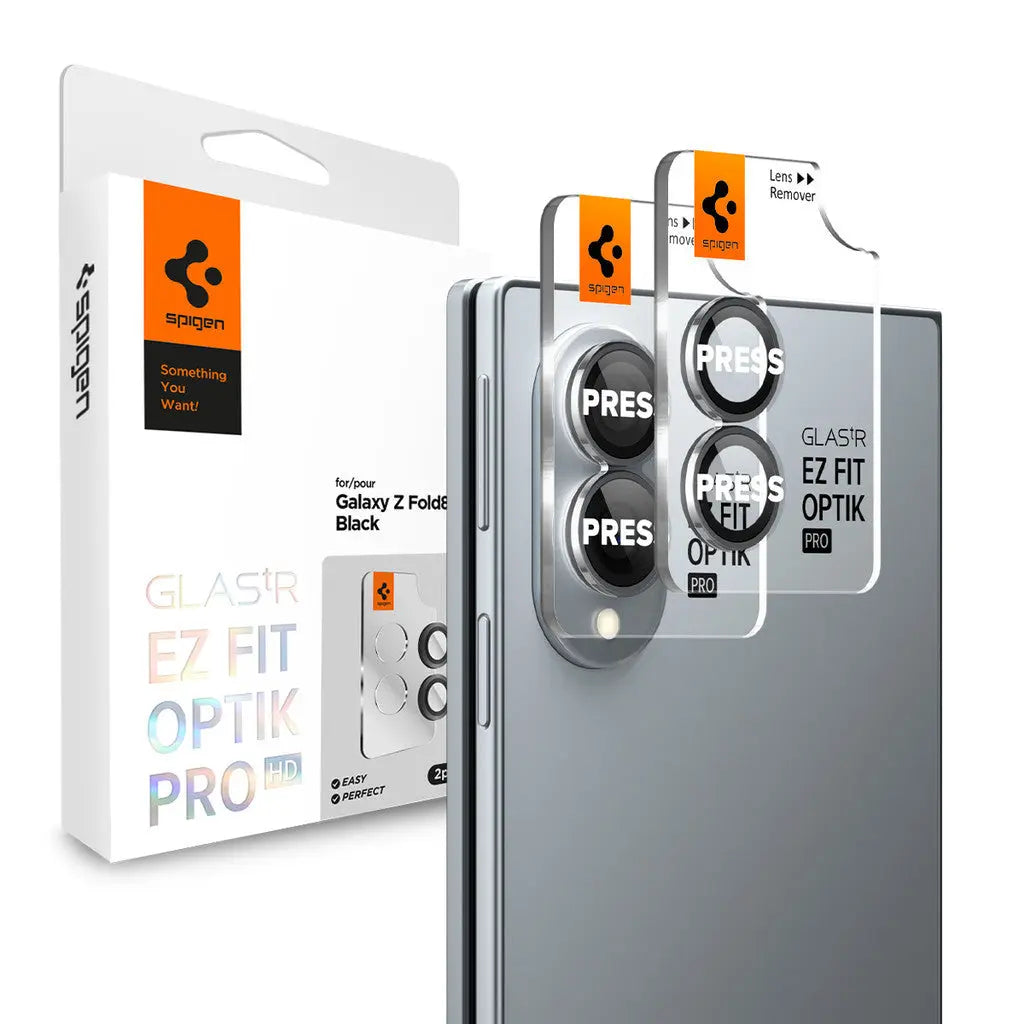 [2 Pack] Galaxy Z Fold 8 Optik Pro HD Lens Protector Glas.tR EZ Fit