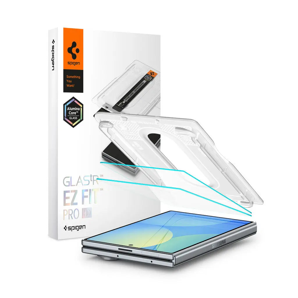 [2 Pack] Galaxy Z Fold 8 Tempered Glass Glas.tR EZ Fit HD