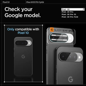 [2 Pack] Google Pixel 10 Camera Lens Protector EZ Fit Optik