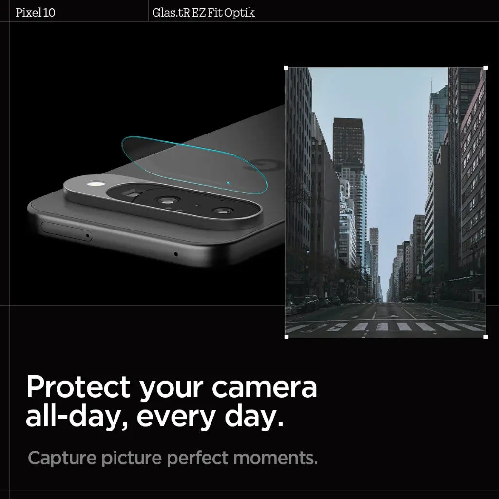 [2 Pack] Google Pixel 10 Camera Lens Protector EZ Fit Optik