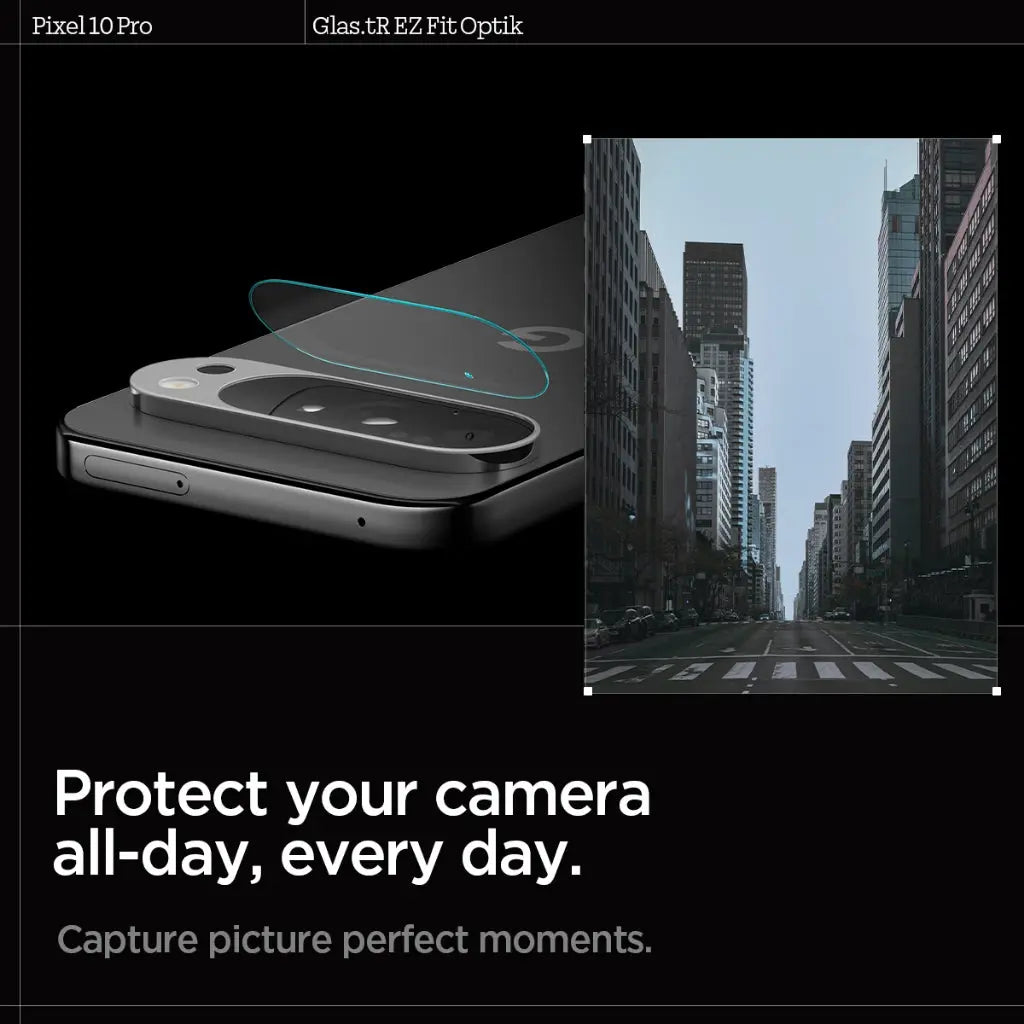 [2 Pack] Google Pixel 10 Pro Camera Lens Protector EZ Fit Optik