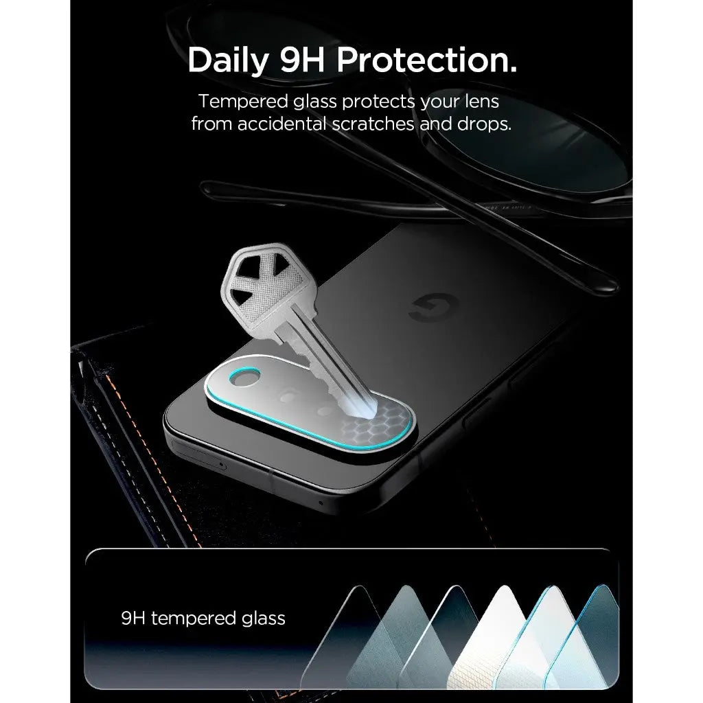 [2 Pack] Google Pixel 11 Camera Lens Protector EZ Fit Optik Pro Pixel 11 Tempered Glass