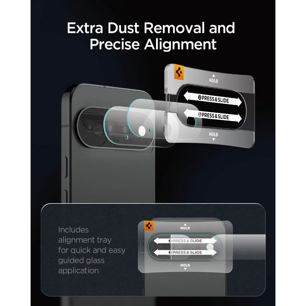 [2 Pack] Google Pixel 11 Camera Lens Protector EZ Fit Optik Pro Pixel 11 Tempered Glass