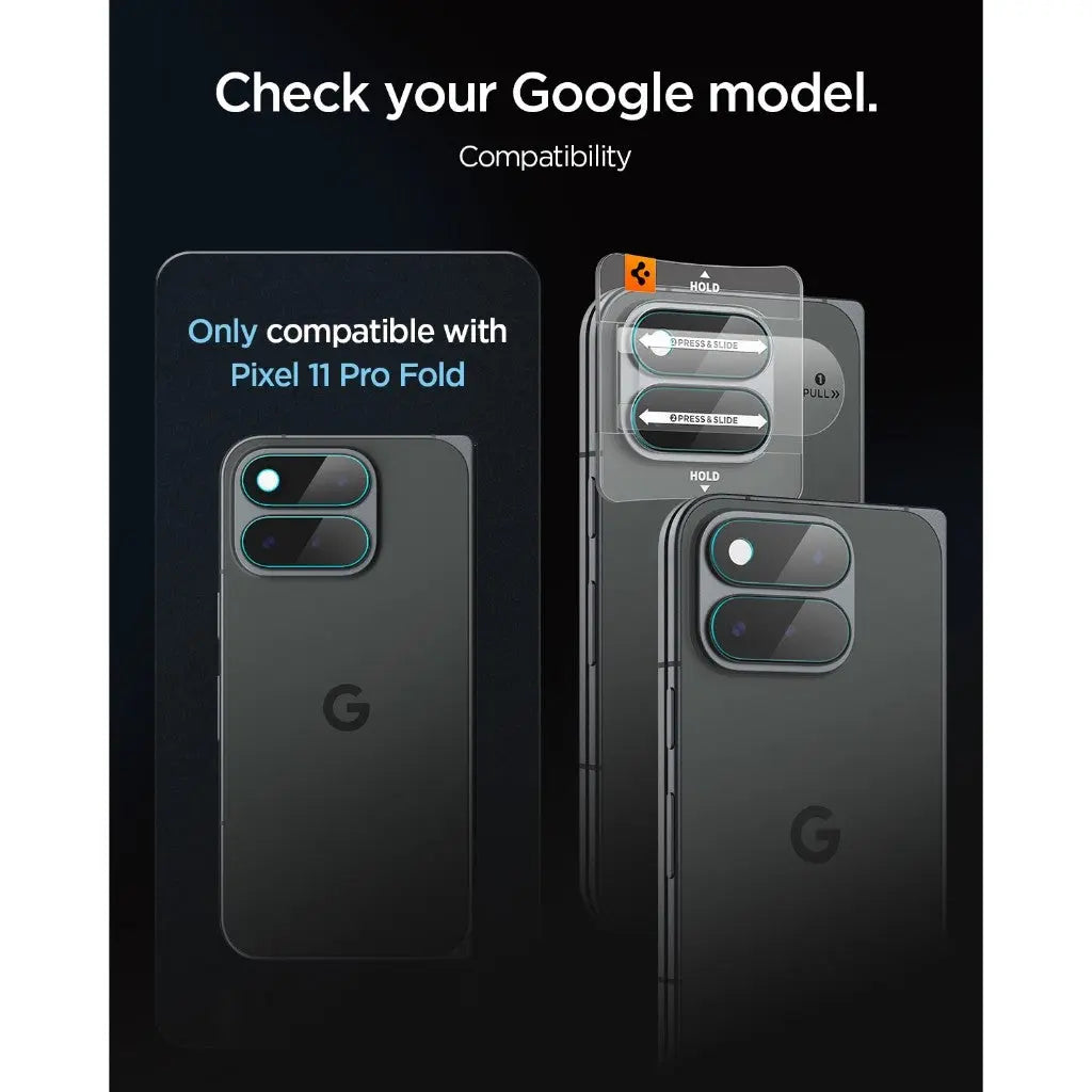 [2 Pack] Google Pixel 11 Pro Fold Camera Lens Protector EZ Fit Optik Pro Tempered Glass