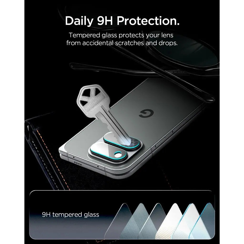 [2 Pack] Google Pixel 11 Pro Fold Camera Lens Protector EZ Fit Optik Pro Tempered Glass