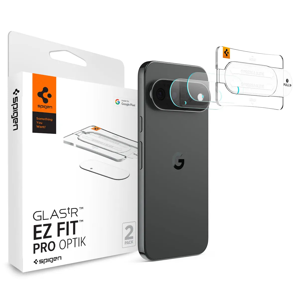 [2 Pack] Google Pixel 11 Pro XL Camera Lens Protector EZ Fit Optik Pro
