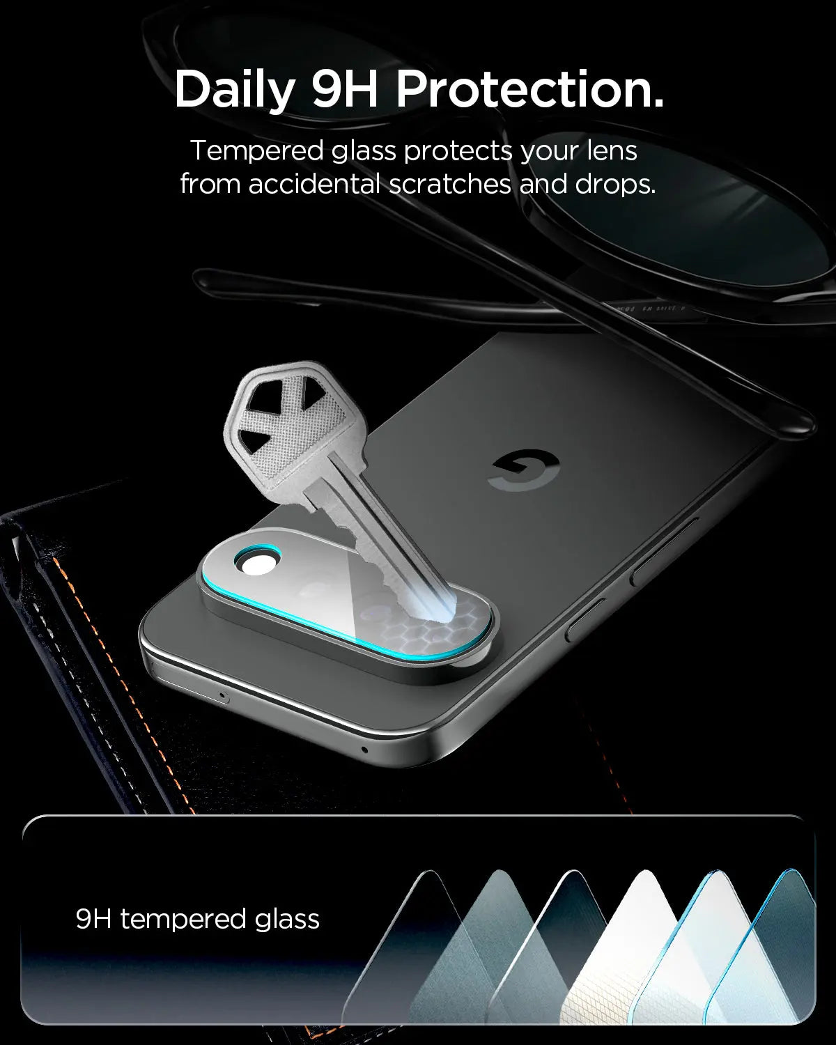 [2 Pack] Google Pixel 11 Pro XL Camera Lens Protector EZ Fit Optik Pro