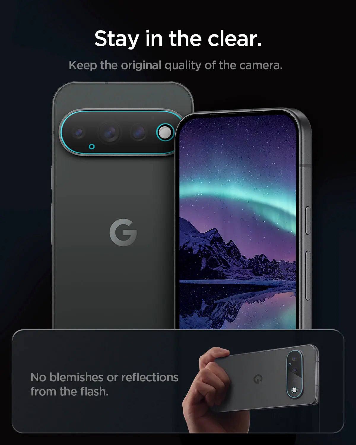 [2 Pack] Google Pixel 11 Pro XL Camera Lens Protector EZ Fit Optik Pro