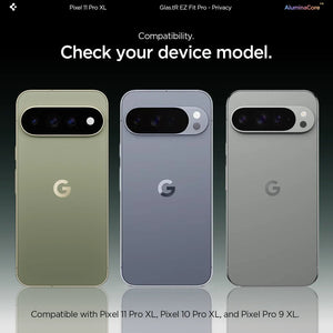 [2 Pack] Google Pixel 11 Pro XL Privacy Screen Protector EZ Fit Pro