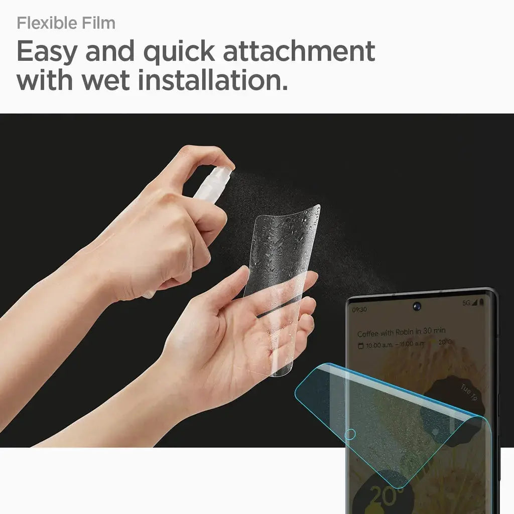 [2 Pack] Google Pixel 7 Pro Screen Protector Neo Flex HD Film - Spigen Singapore