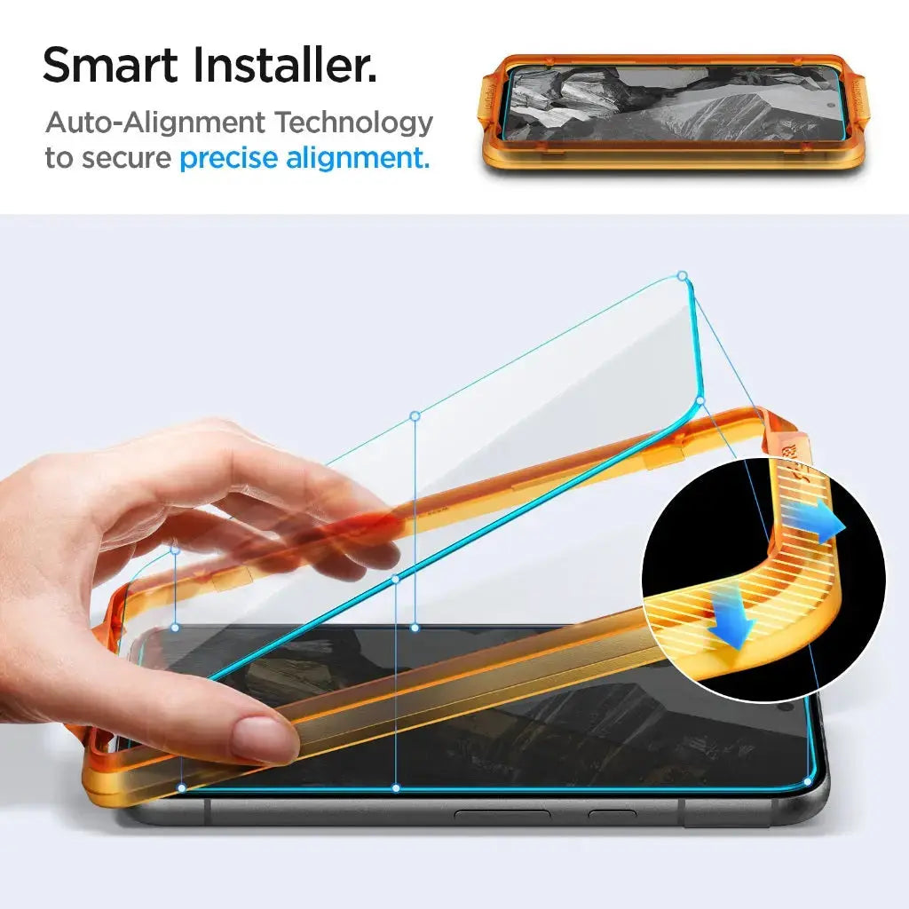 [2 Pack] Google Pixel 8a Tempered Glass AlignMaster