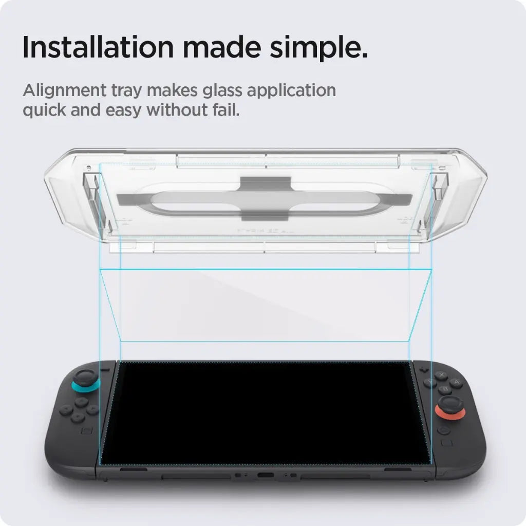 [2 Pack] Nintendo Switch 2 Tempered Glass EZ FIT GLAS.tR
