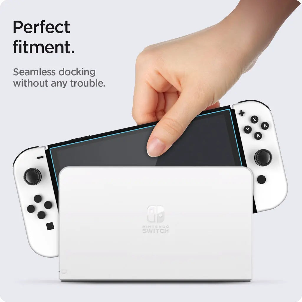 [2 Pack] Nintendo Switch OLED Screen Protector EZ FIT GLAS.tR