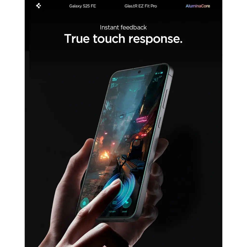[2 Pack] Samsung S25 FE Tempered Glass EZ Fit Pro