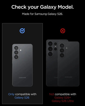 [2 Pack] Samsung S26 Camera Lens Protector 6.3" EZ Fit Optik Pro HD