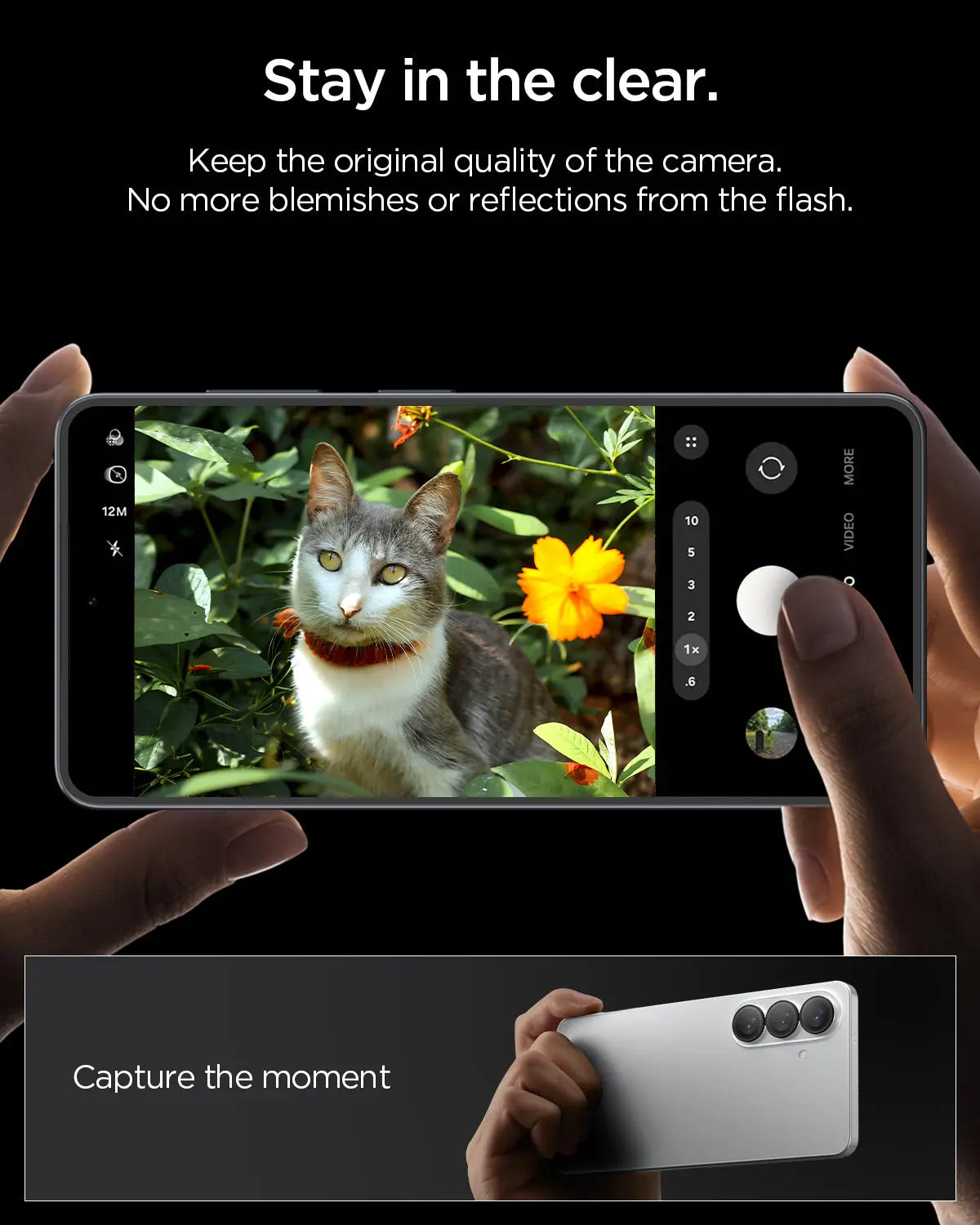 [2 Pack] Samsung S26 Camera Lens Protector 6.3" EZ Fit Optik Pro HD