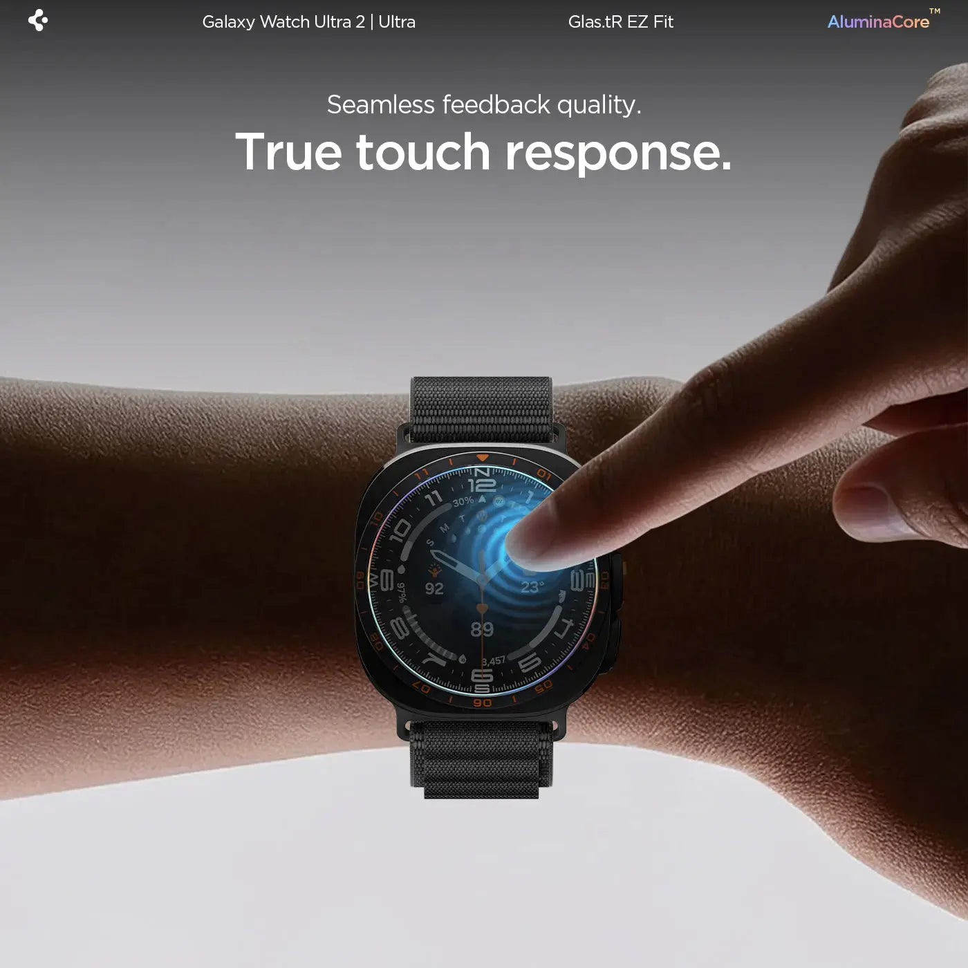 [2 Pack] Samsung Watch Ultra 2 Screen Protector (47mm) EZ Fit