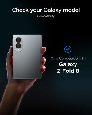 [2 Pack] Samsung Z Fold 8 Lens Protector Optik Pro HD EZ Fit