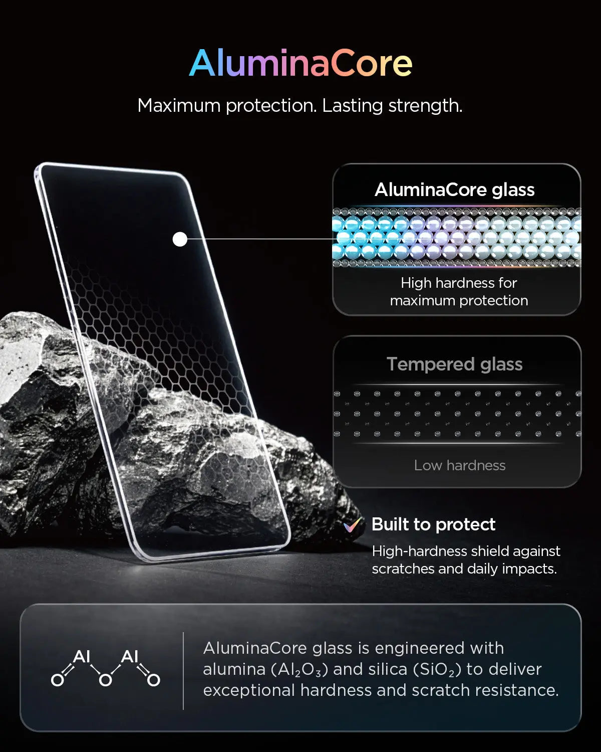 [2 Pack] Samsung Z Fold 8 Tempered Glass Glas.tR EZ Fit HD