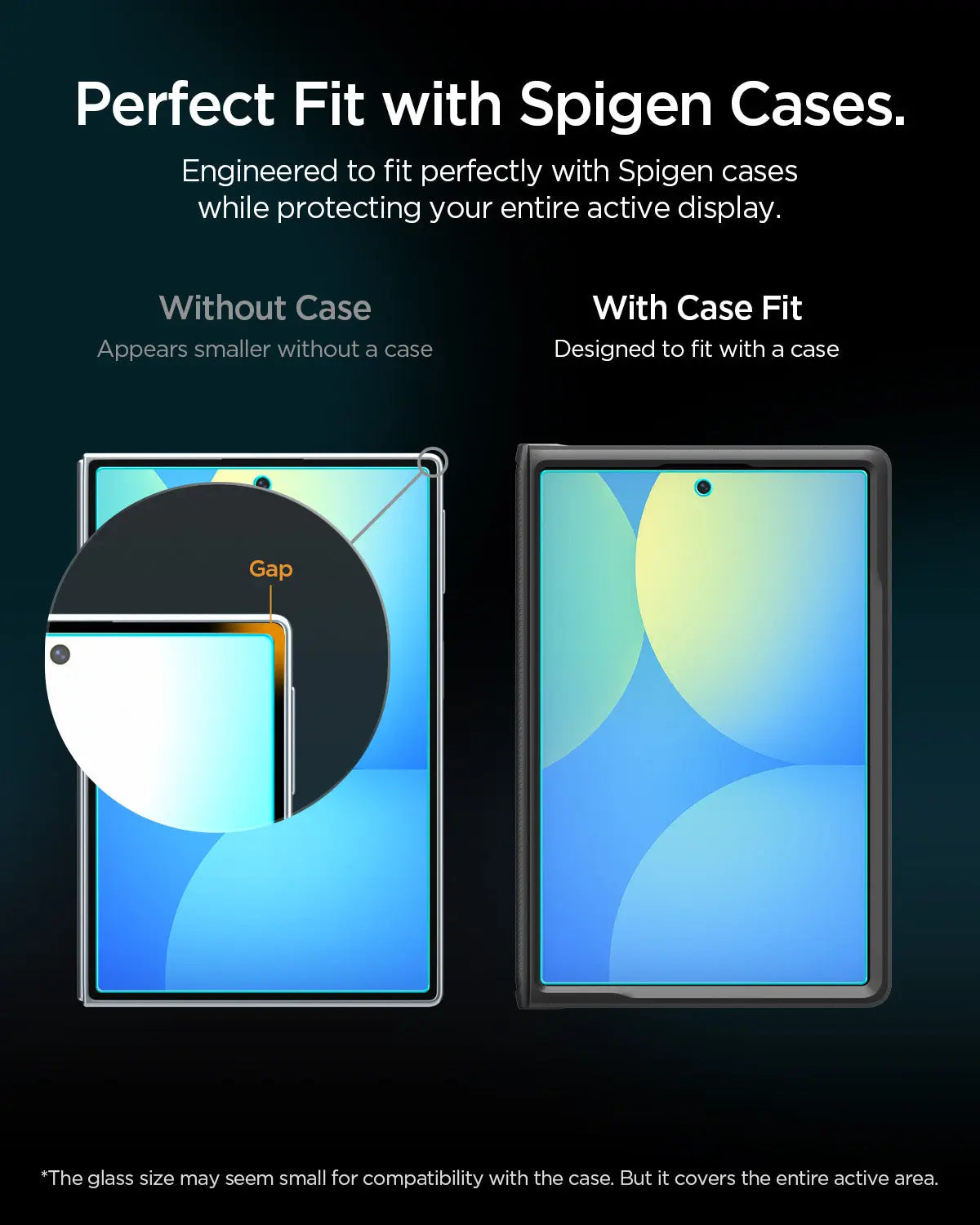 [2 Pack] Samsung Z Fold 8 Tempered Glass Glas.tR EZ Fit HD