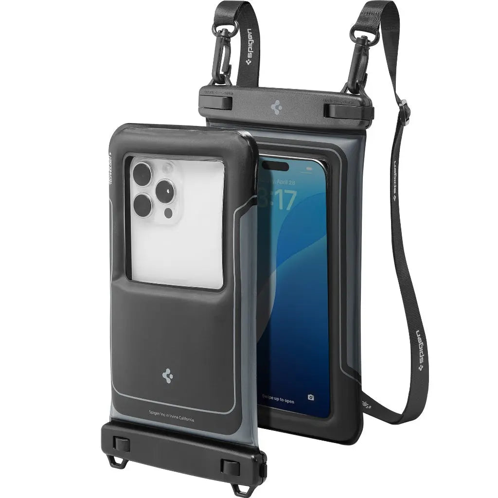 [2 Pack] Spigen Aqua Shield Floating Waterproof Phone Case A611P Phone Pouch Phone Holder Handphone Pouch Phone Strap
