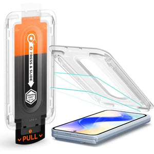 [2 Pack] Spigen Google Pixel 10 Pro Fold Screen Protector Glas.tR EZ Fit AluminaCore Tempered Glass 9H Hardness