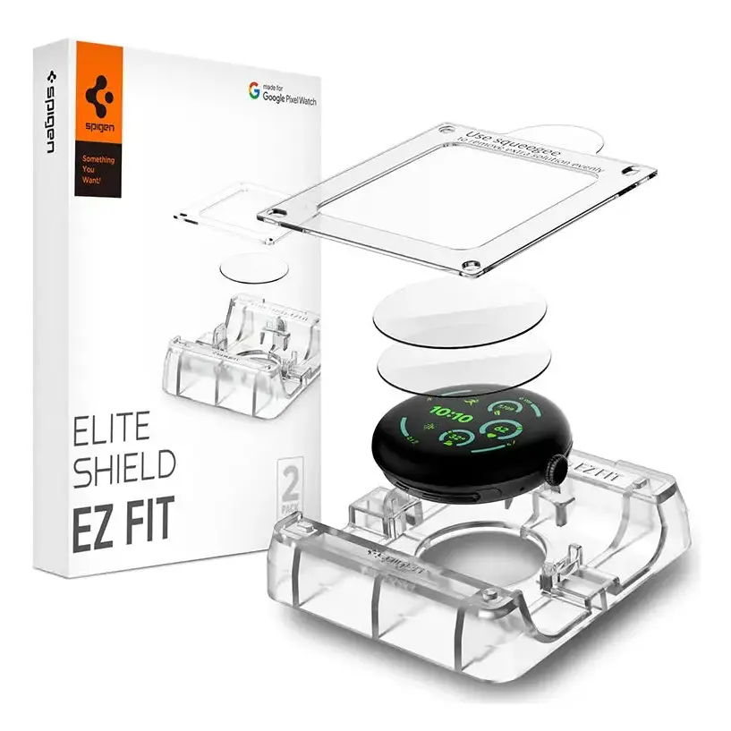 [2 Pack] Spigen Google Pixel Watch 4 / 3 (45mm) EliteShield EZ Fit