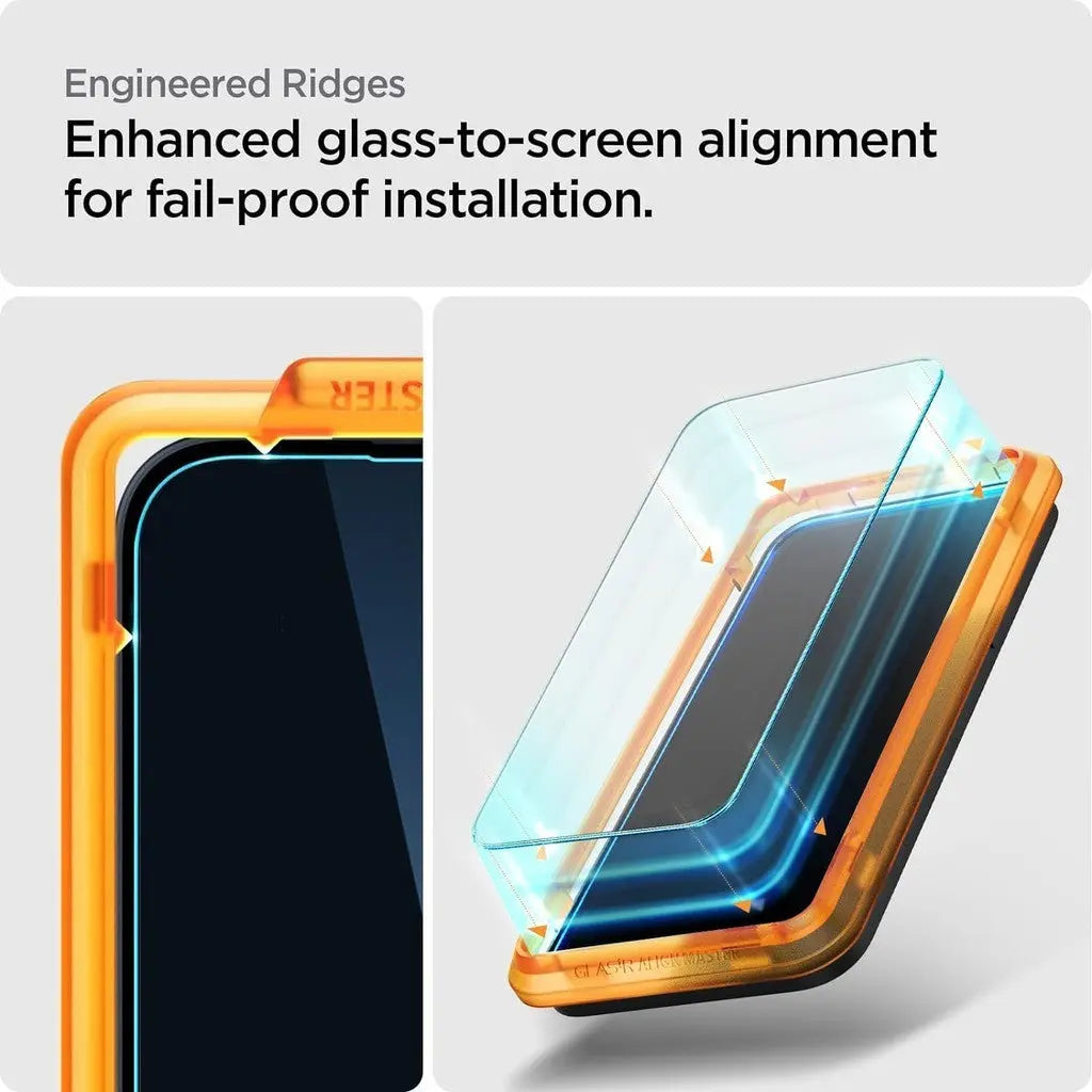 [2 Pack] Spigen Nothing Phone (2a) Screen Protector AlignMaster Glas.tR Spigen Tempered Glass With Auto Alignment Kit