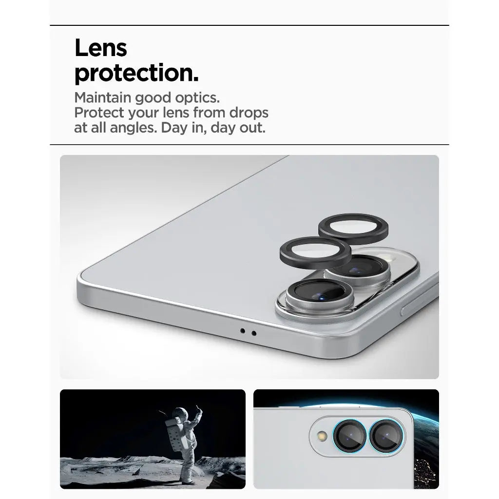 [2 Pack] Spigen Samsung S25 Edge Camera Lens Protector 6.7