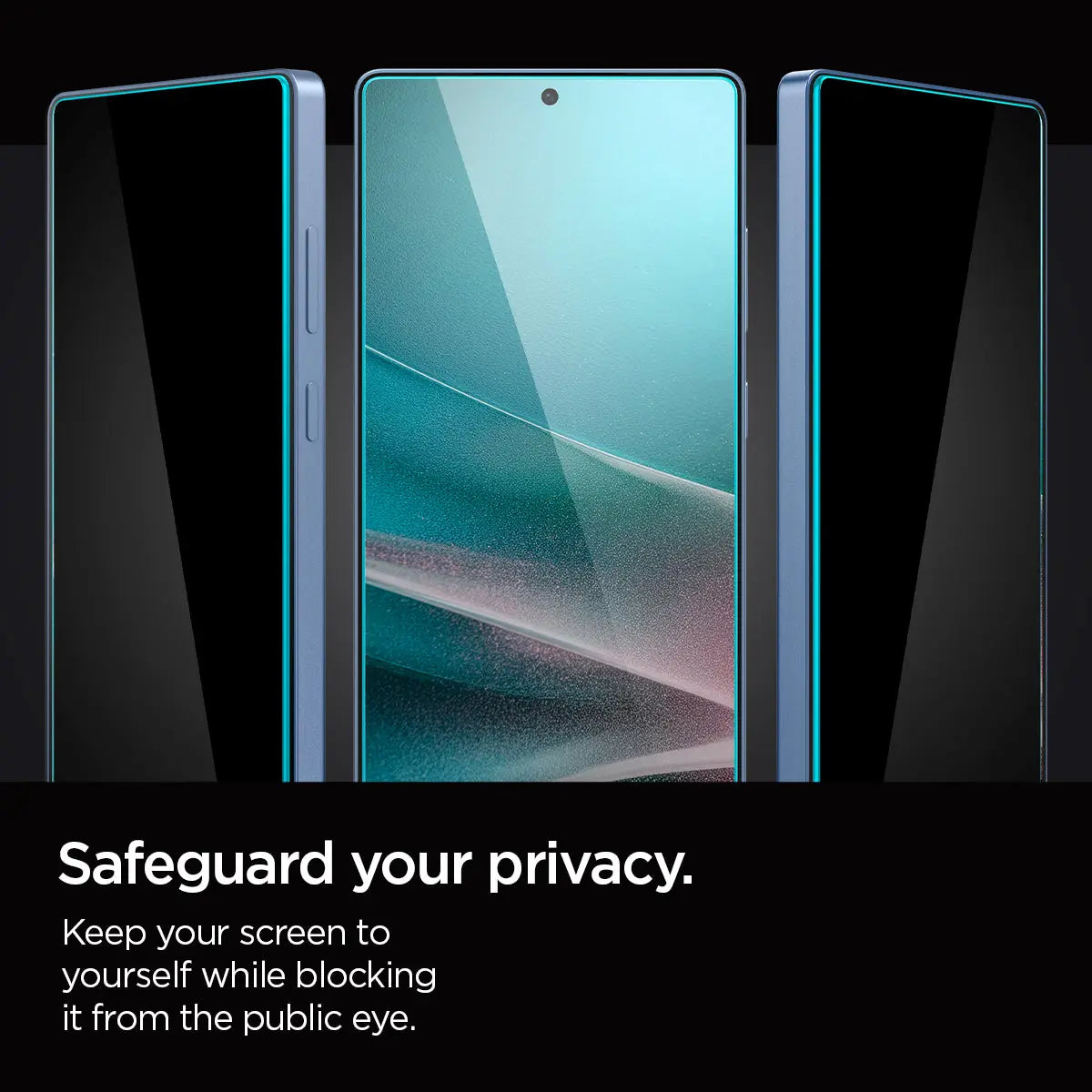 [2 Pack] Spigen Samsung S25 Ultra Privacy Screen Protector 6.9" Glas.tR EZ Fit Samsung S25 Ultra Privacy Tempered Glass