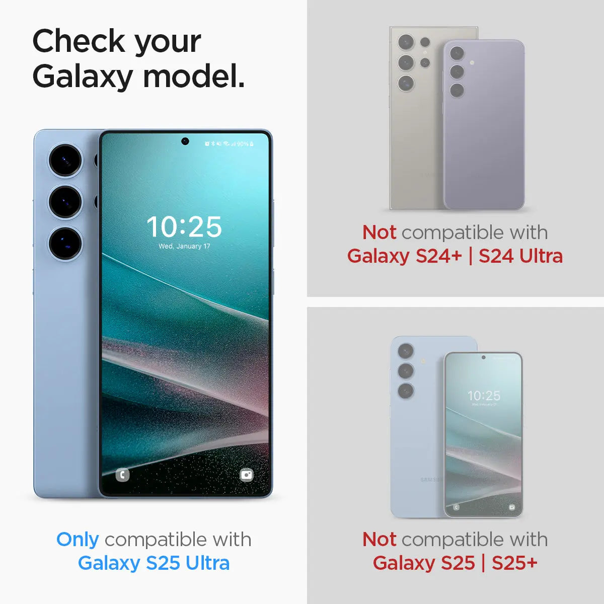 [2 Pack] Spigen Samsung S25 Ultra Screen Protector 6.9" Glas.tR EZ Fit HD Galaxy S25 Ultra Tempered Glass 9H Hardness