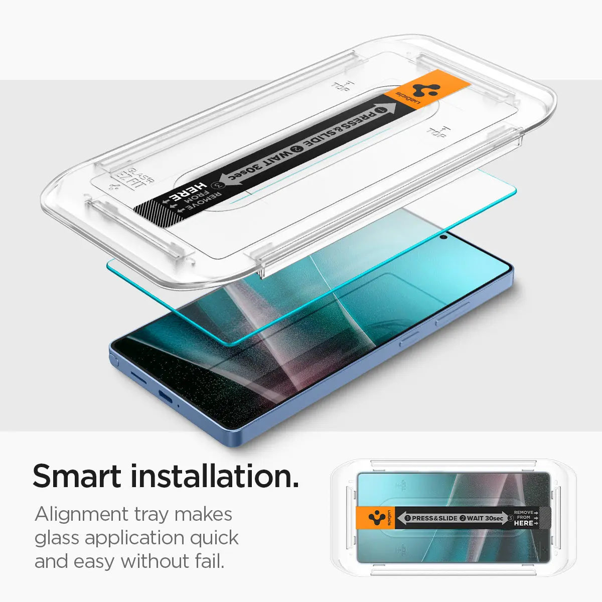 [2 Pack] Spigen Samsung S25 Ultra Screen Protector 6.9" Glas.tR EZ Fit HD Galaxy S25 Ultra Tempered Glass 9H Hardness