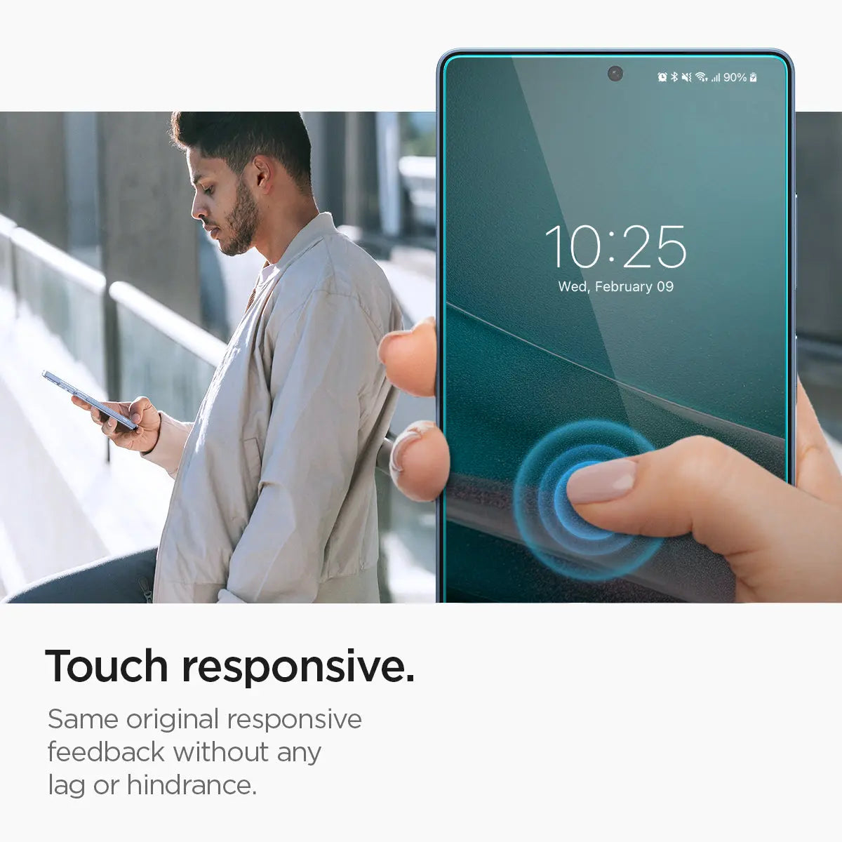 [2 Pack] Spigen Samsung S25 Ultra Screen Protector 6.9" Glas.tR EZ Fit HD Galaxy S25 Ultra Tempered Glass 9H Hardness