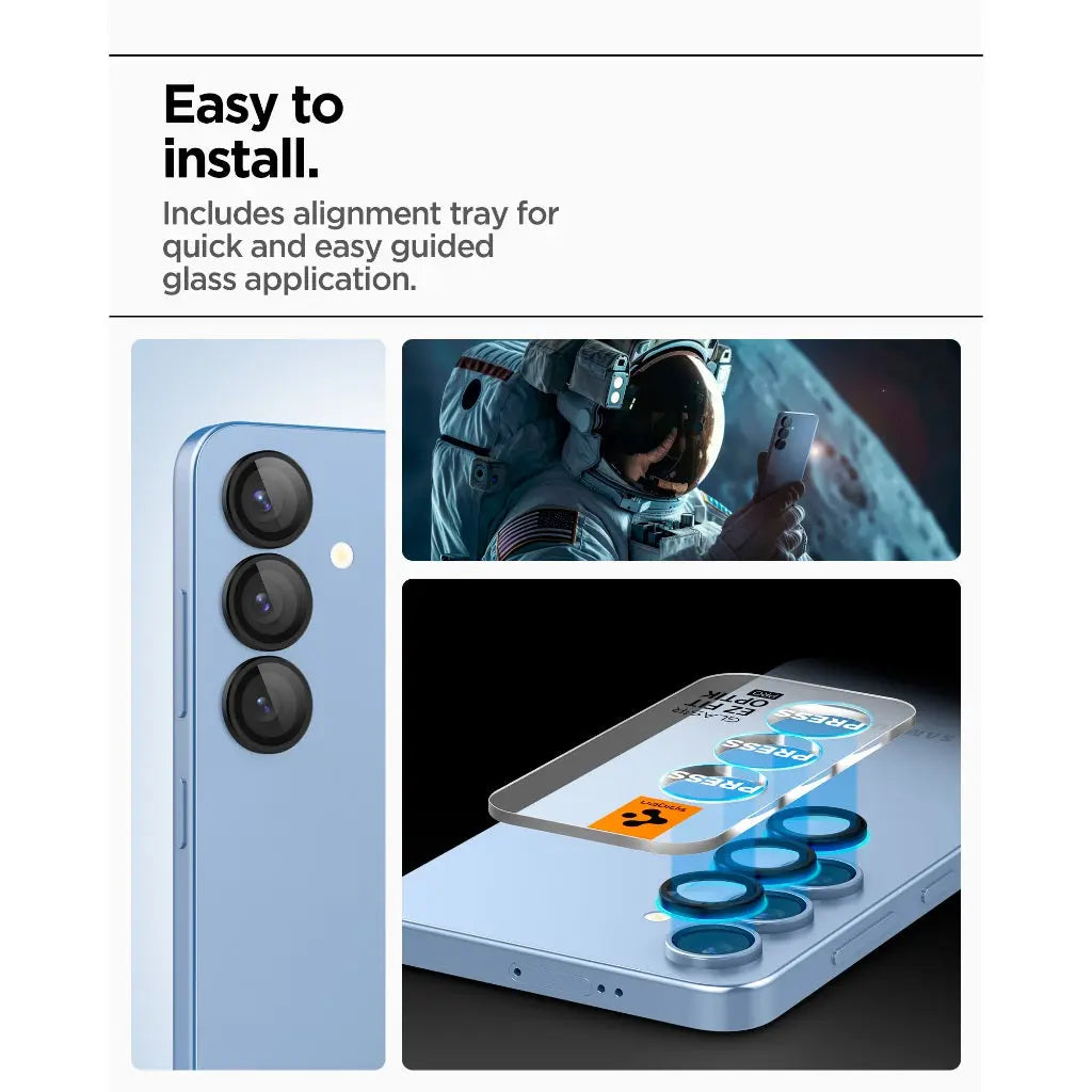 [2 Pack] Spigen Samsung S25+ Camera Protector 6.7