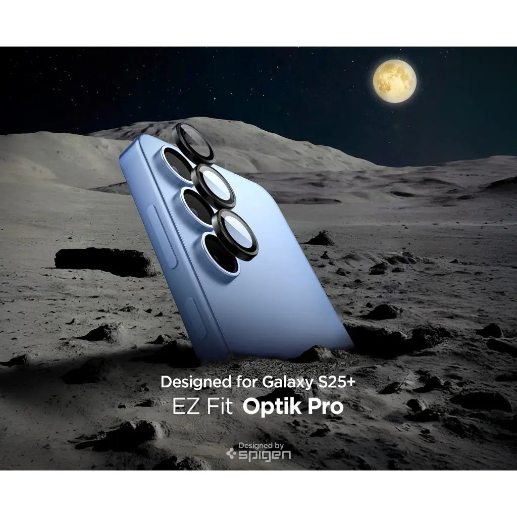 [2 Pack] Spigen Samsung S25+ Camera Protector 6.7" EZ Fit Optik Pro HD Tempered Glass Samsung S25 Plus Lens Protector