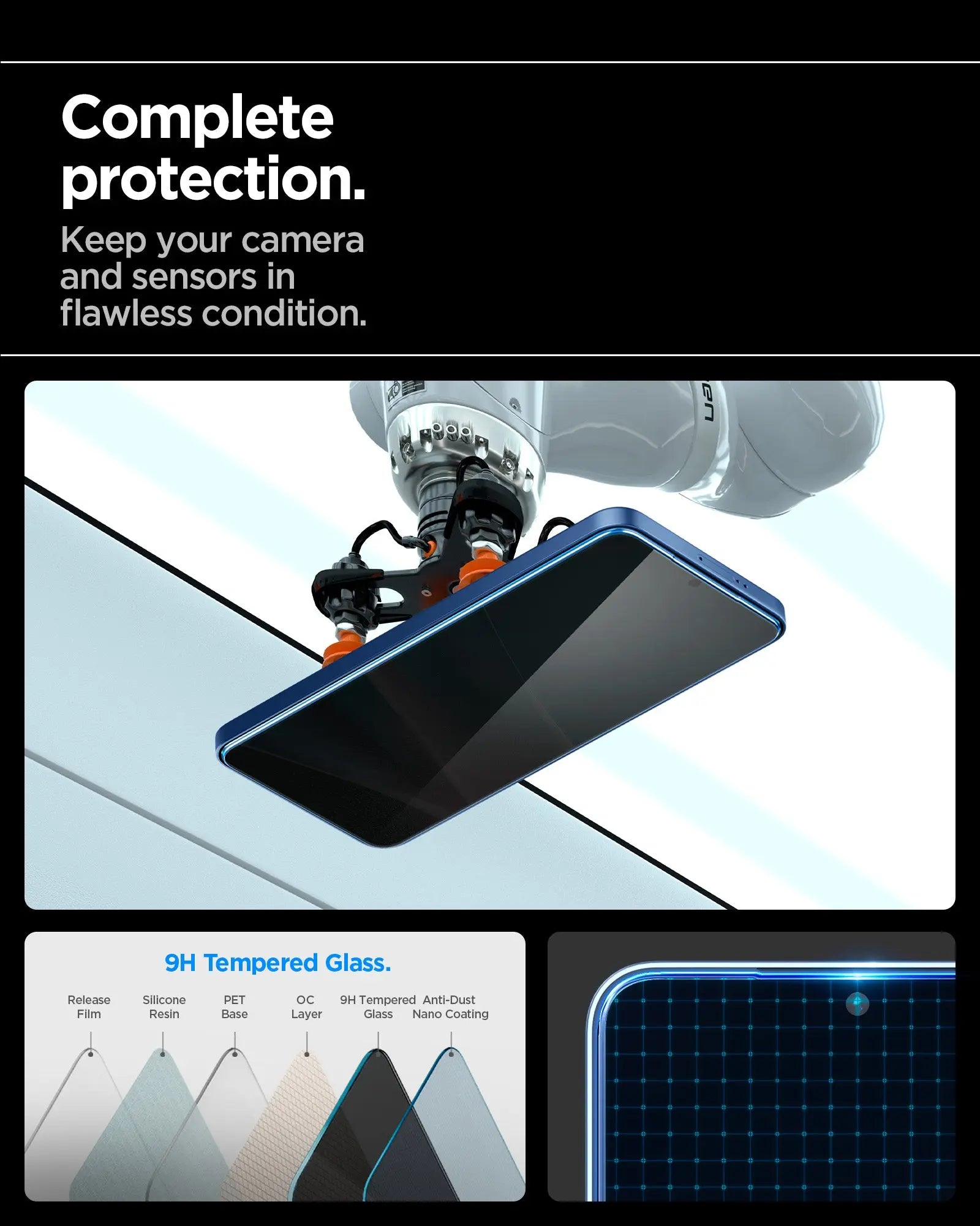 [2 Pack] Spigen Samsung S25+ Privacy Screen Protector 6.7